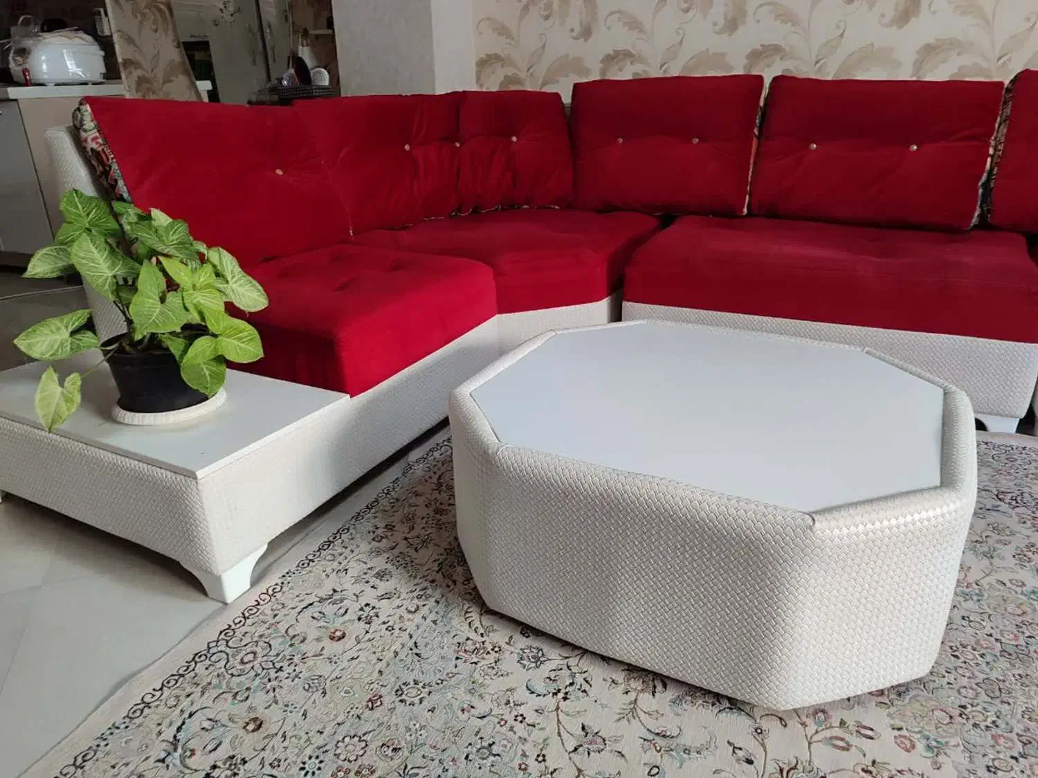 مبل ۱۰ نفره L|مبلمان خانگی و میز عسلی|بجنورد, |دیوار