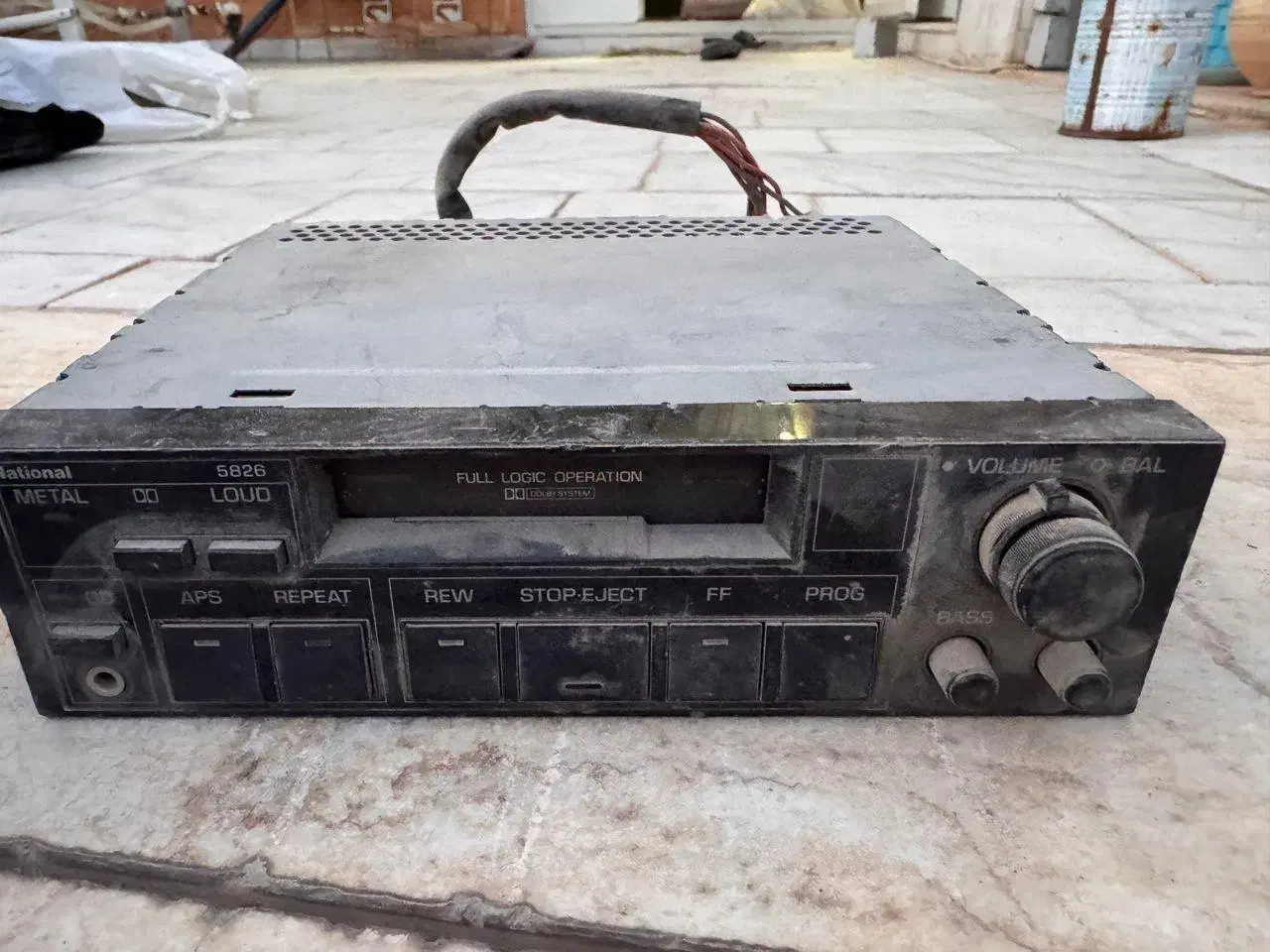 ضبط ماشین نوارخور دوطبقه ناسیونال قدیمی|صوتی و تصویری|یزد, |دیوار