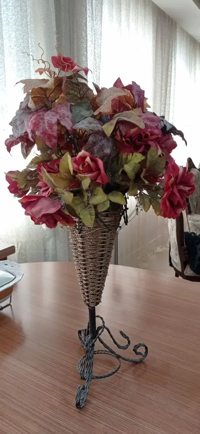 گل مصنوعی و گلدان|گل مصنوعی|مشهد, سرافرازان|دیوار