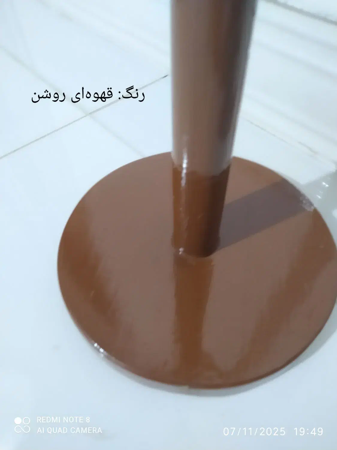 آباژور ایستاده چوبی شیک نو|چراغ خواب و آباژور|کرمانشاه, |دیوار