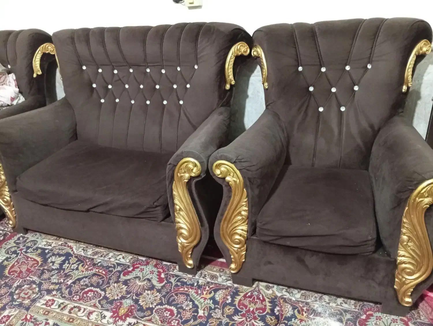 مبل ۹ نفره|مبلمان خانگی و میز عسلی|نیشابور, شهرک رسولی|دیوار