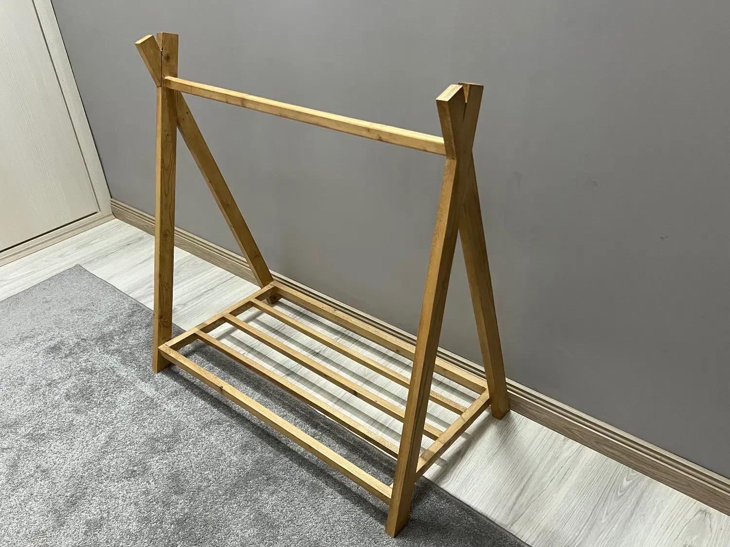 رگال چوبی با چوب راش|کتابخانه، شلف، قفسه‌های دیواری|گنبد کاووس, |دیوار