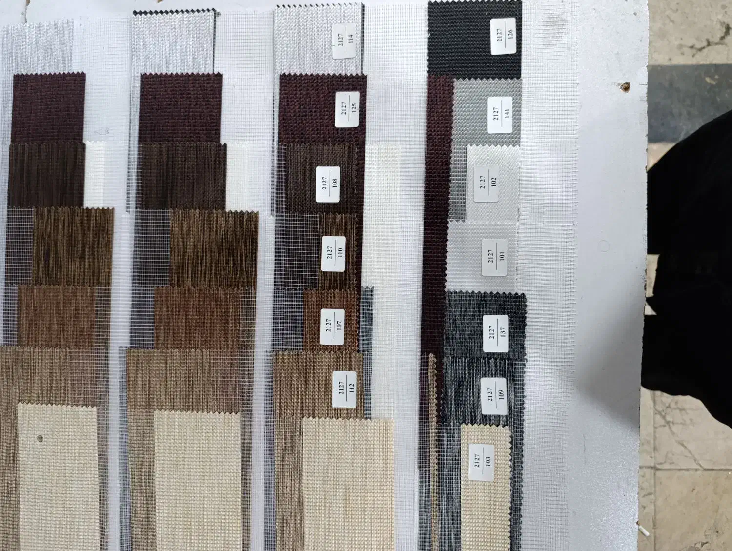 پرده زبرا|پرده، رانر، رومیزی|پردیس, شهرک صنعتی کمرد|دیوار