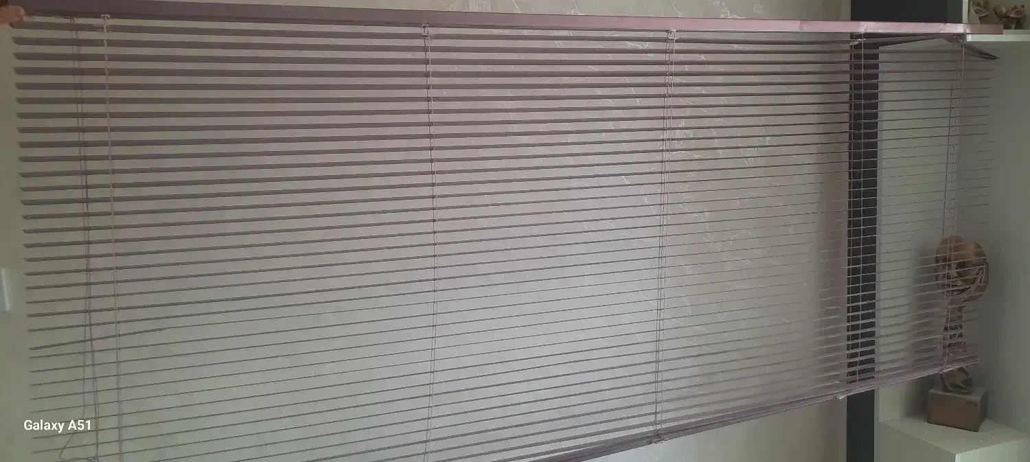 پرده کرکره در حد نو رنگ یاسی بنفش|پرده، رانر، رومیزی|نهاوند, |دیوار