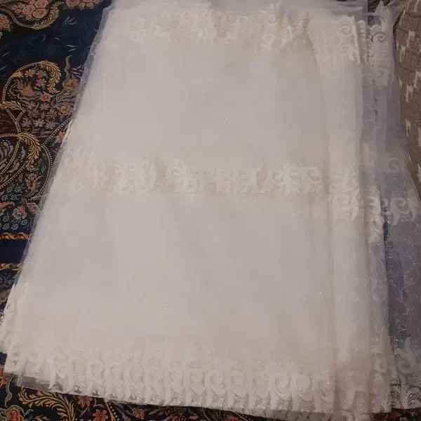 ۲۵ متر پرده گیپور پارچه ترک|پرده، رانر، رومیزی|گنبد کاووس, |دیوار