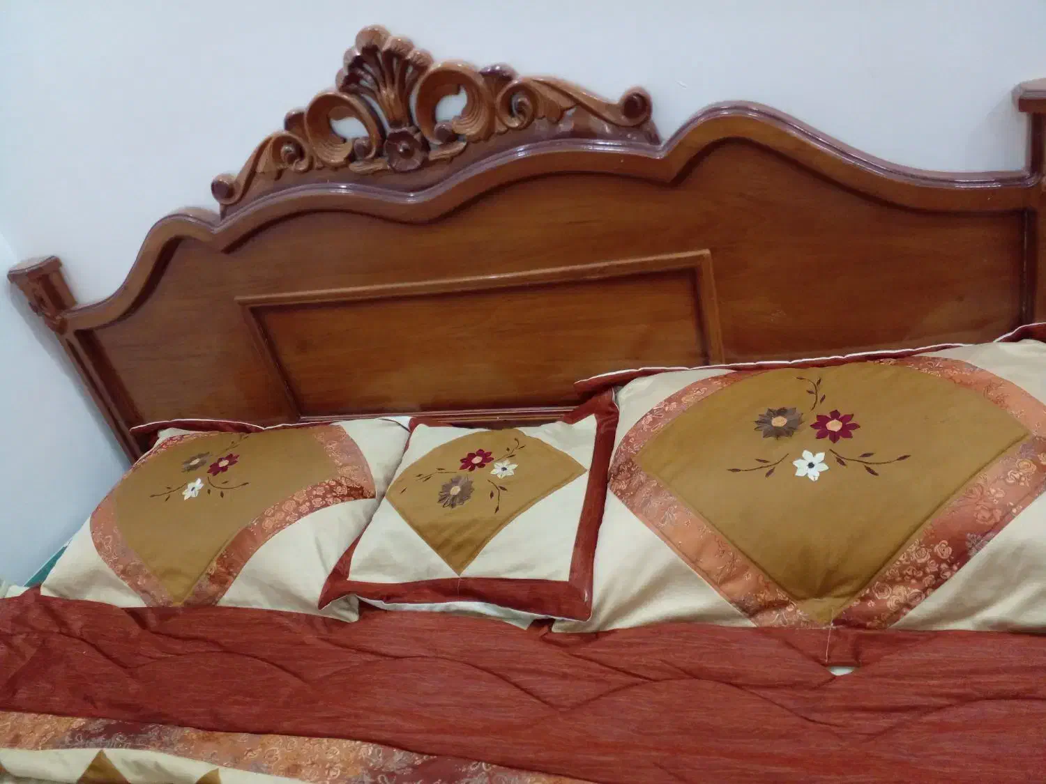 سرویس خواب چوب راش|تخت و سرویس خواب|ساوه, |دیوار