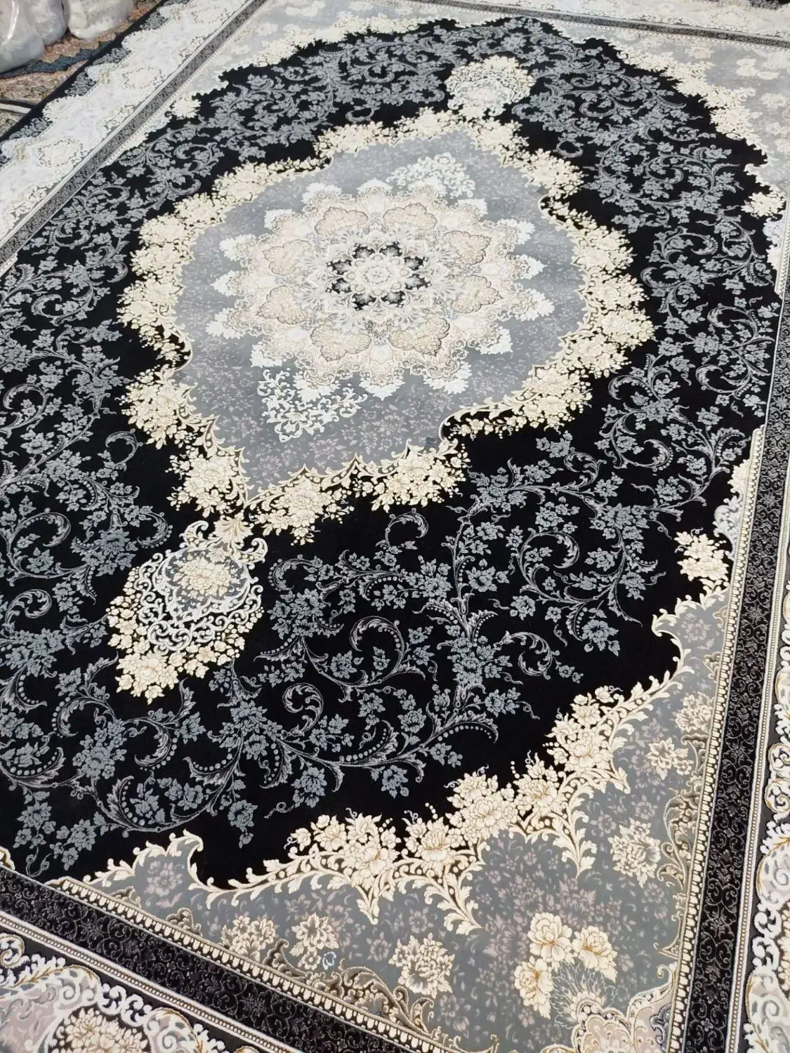 ۳تخته فرش۹متری۱۲۰۰شانه اصلی نو با ضمانت|فرش|کرمانشاه, |دیوار