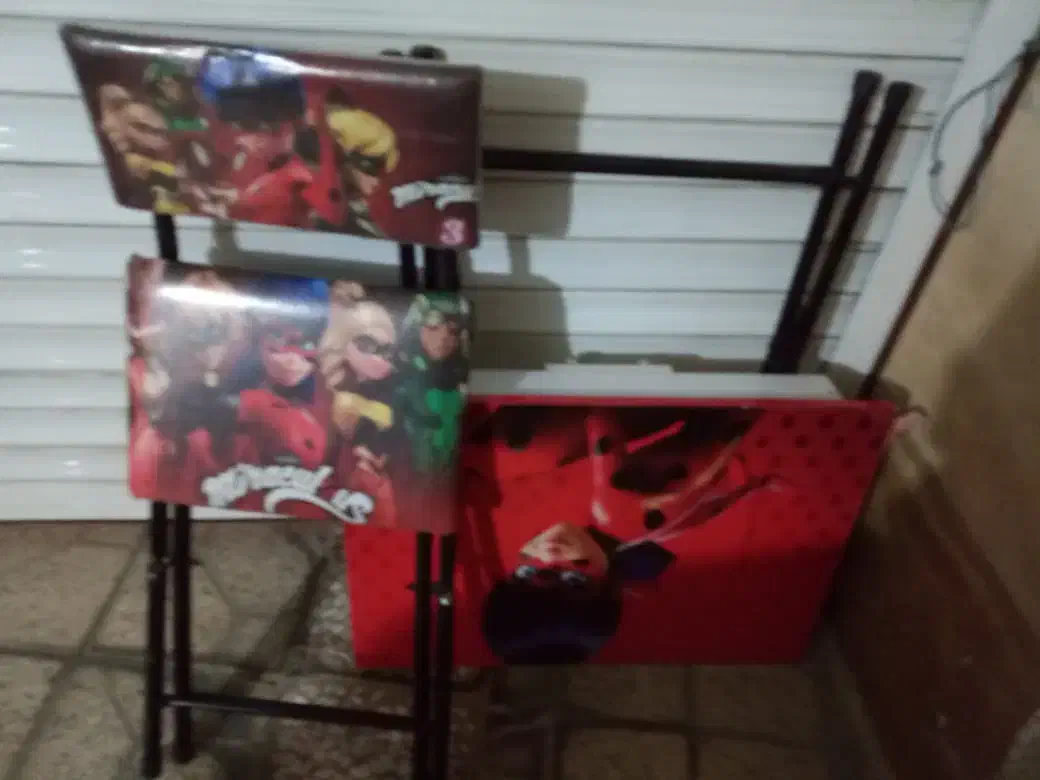 میز وصندلی تحریر کودک پایه فلزی تاشو|میز تحریر و کامپیوتر|تهران, هفت چنار|دیوار