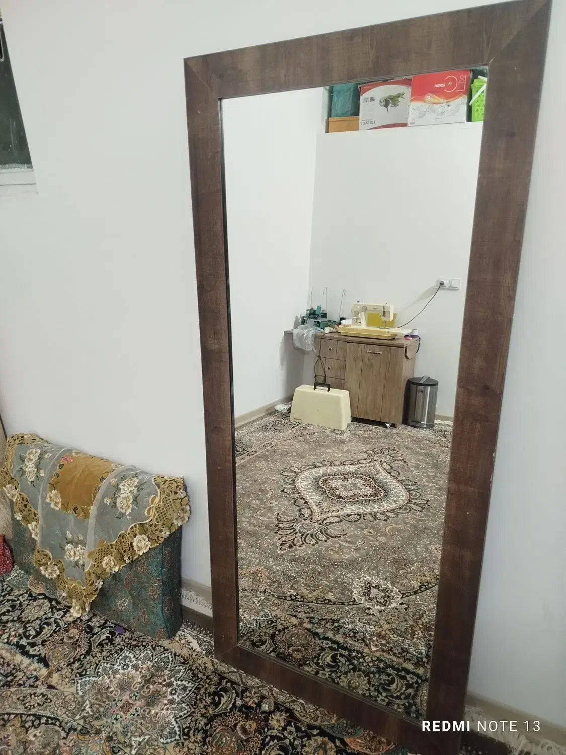 آیینه قدی بلند و شیشه|آینه|یزد, |دیوار