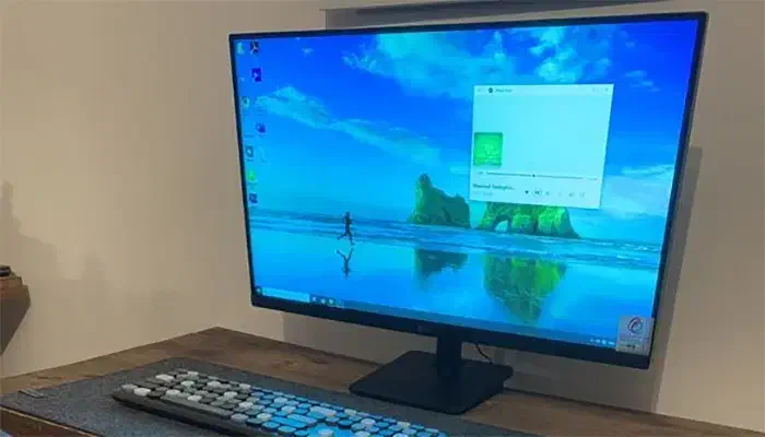 مانیتور LG 27MP400 خیلی کم‌کار و در حد نو|قطعات و لوازم جانبی رایانه|تهران, باغ فیض|دیوار