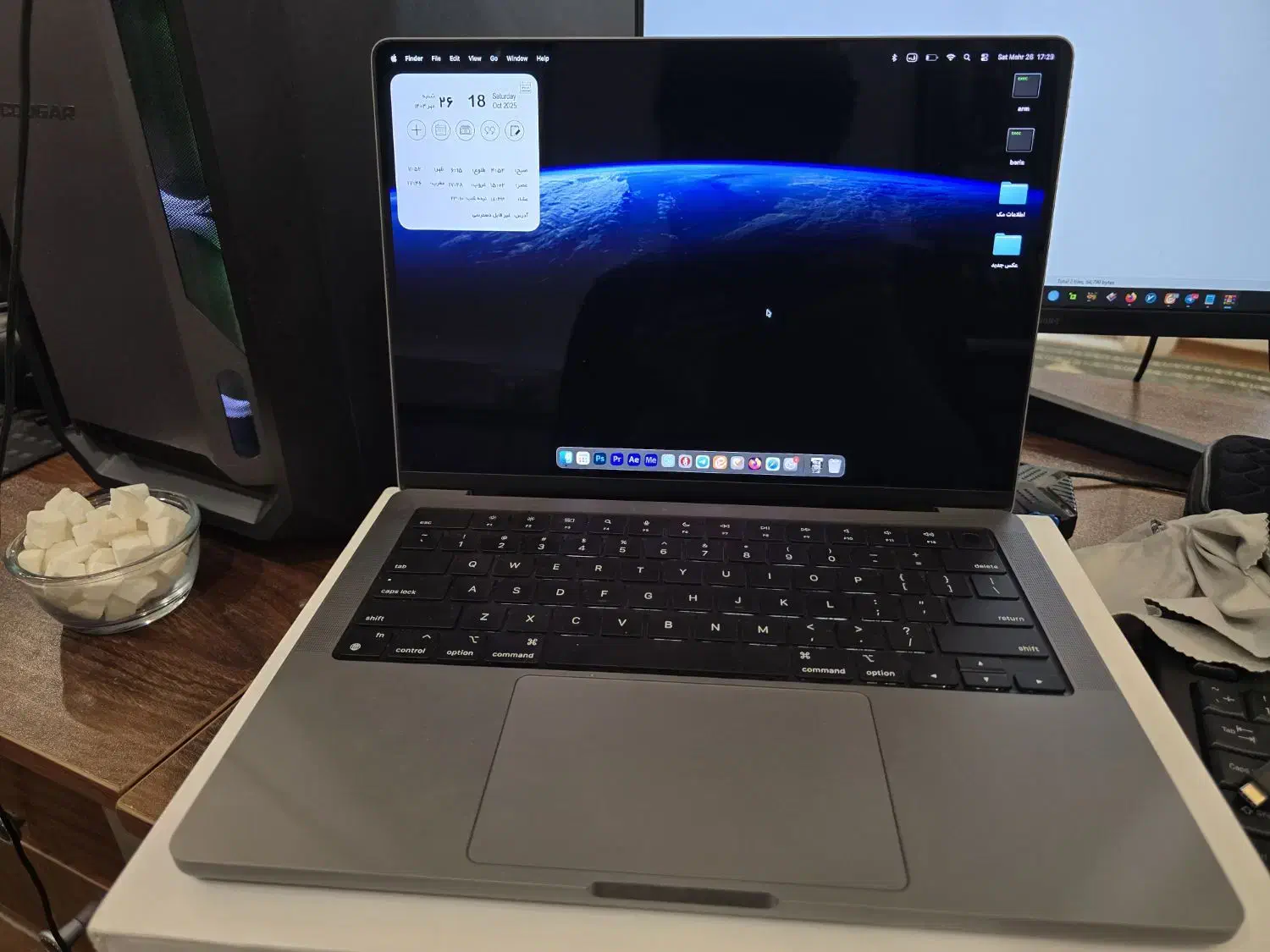 مک بوک Macbook m1pro|رایانه همراه|قم, پردیسان|دیوار