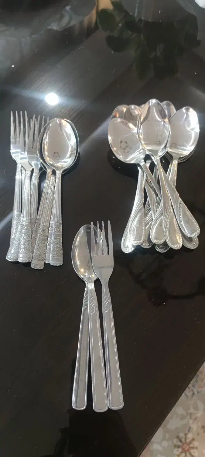 تعدادی لوازم آشپزخانه ، قاشق و چنگال ، کتری|ظروف سرو و پذیرایی|تهران, شهرک دانشگاه شریف|دیوار