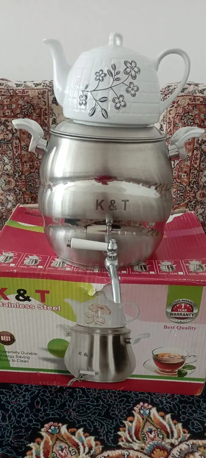 فروش کتری و قوری سماوری|قوری، کتری، قهوهساز دستی|سنندج, |دیوار