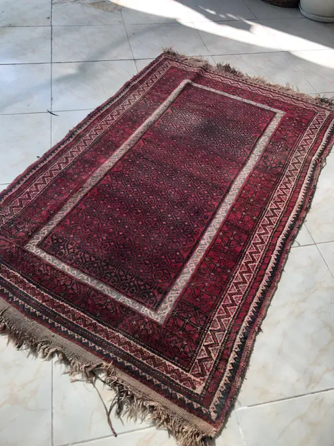 قالیچه دستبافت قدیمی حدودا ۵۰ساله|فرش|مشهد, سناباد|دیوار