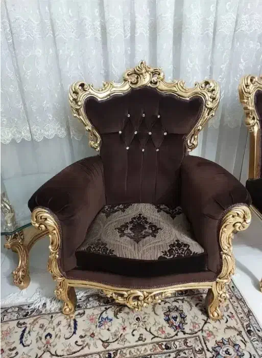 مبل  ۷ نفره با جلو مبلی|مبلمان خانگی و میز عسلی|مشگین شهر, |دیوار