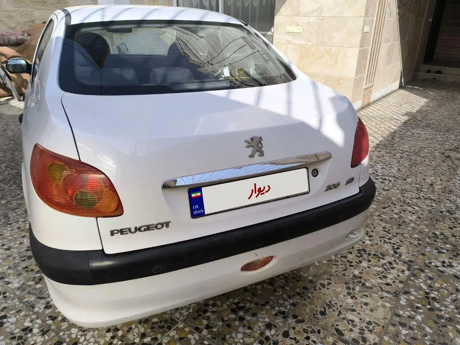 ماشین 206 sd v8 مدل 93|خودرو سواری و وانت|برخوار, |دیوار