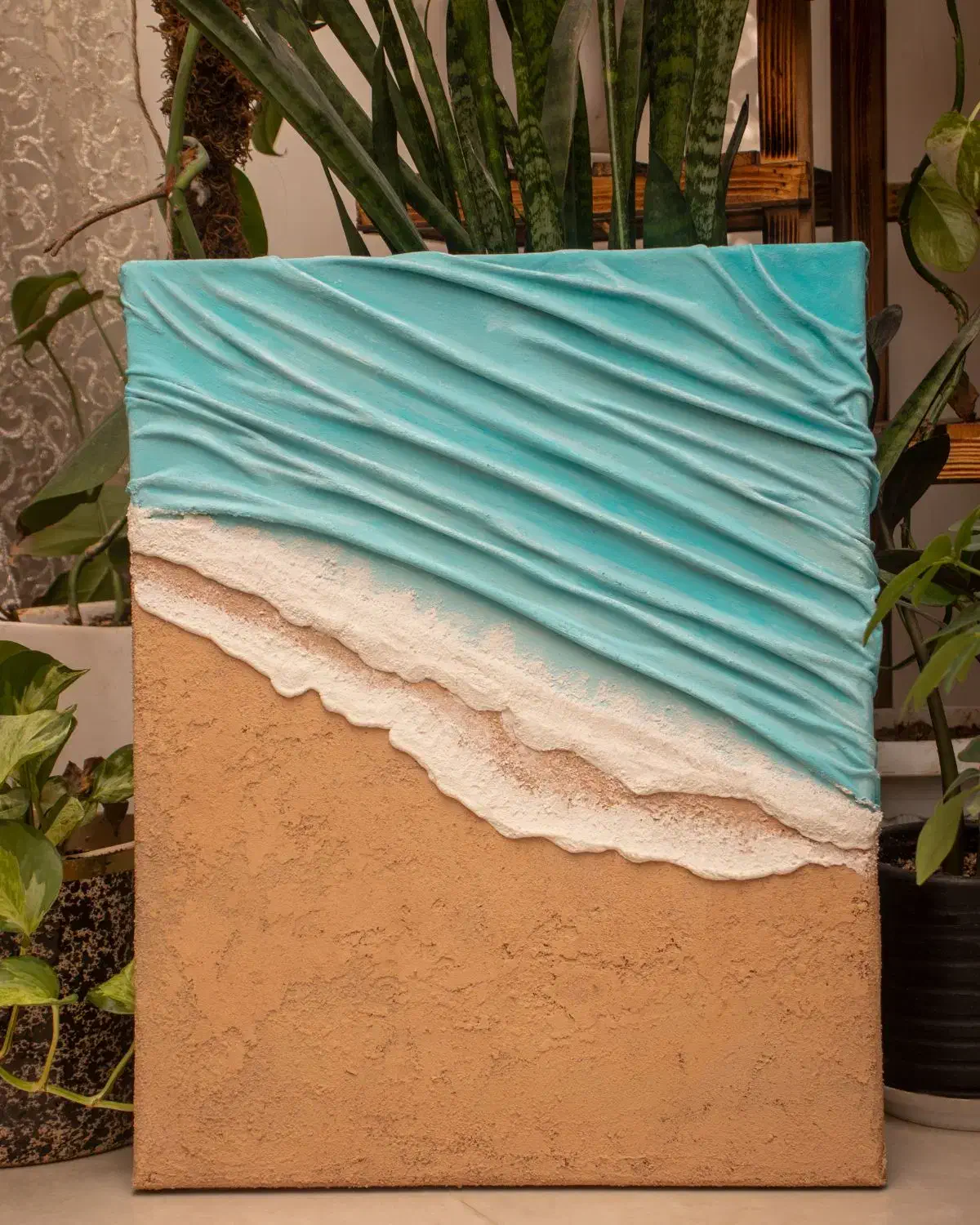 تابلو برجسته دریا هدیه روز مادر|تابلو، نقاشی، عکس|مشهد, شهرک رازی (شهرک غرب)|دیوار