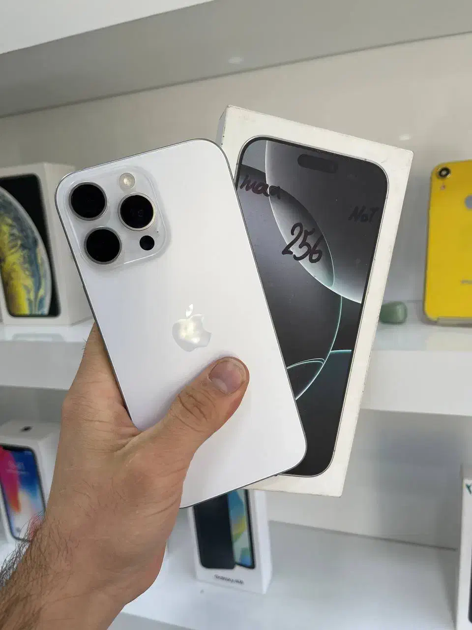 گوشی اپلiPhone 16Promax 256G ZA/Aسفید دوسیم|موبایل|قزوین, |دیوار