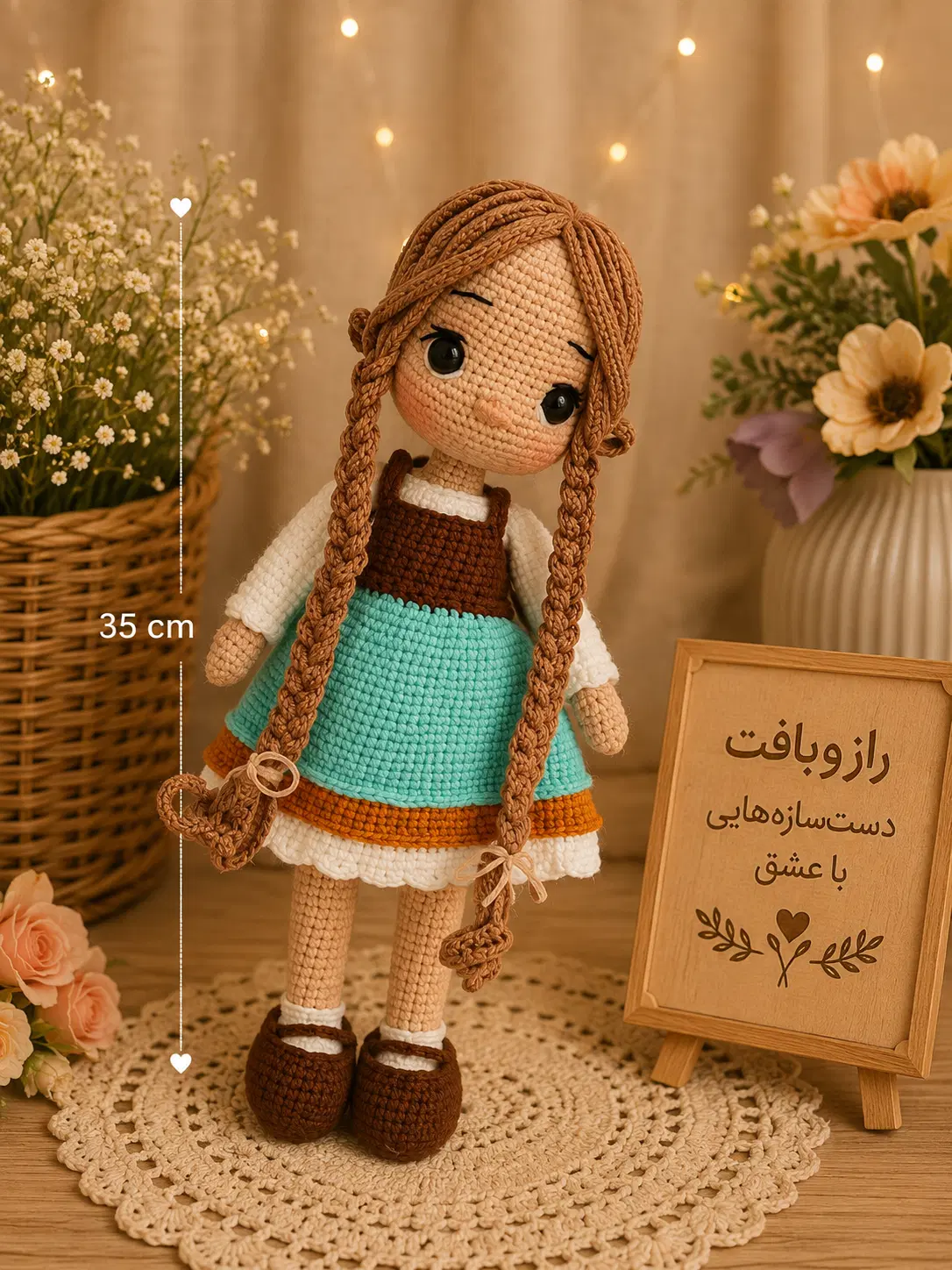 عروسک بافتنی دستبافت . قلاببافی . ست سیسمونی بافت|لوازم خیاطی و بافتنی|تهران, افسریه شمالی|دیوار