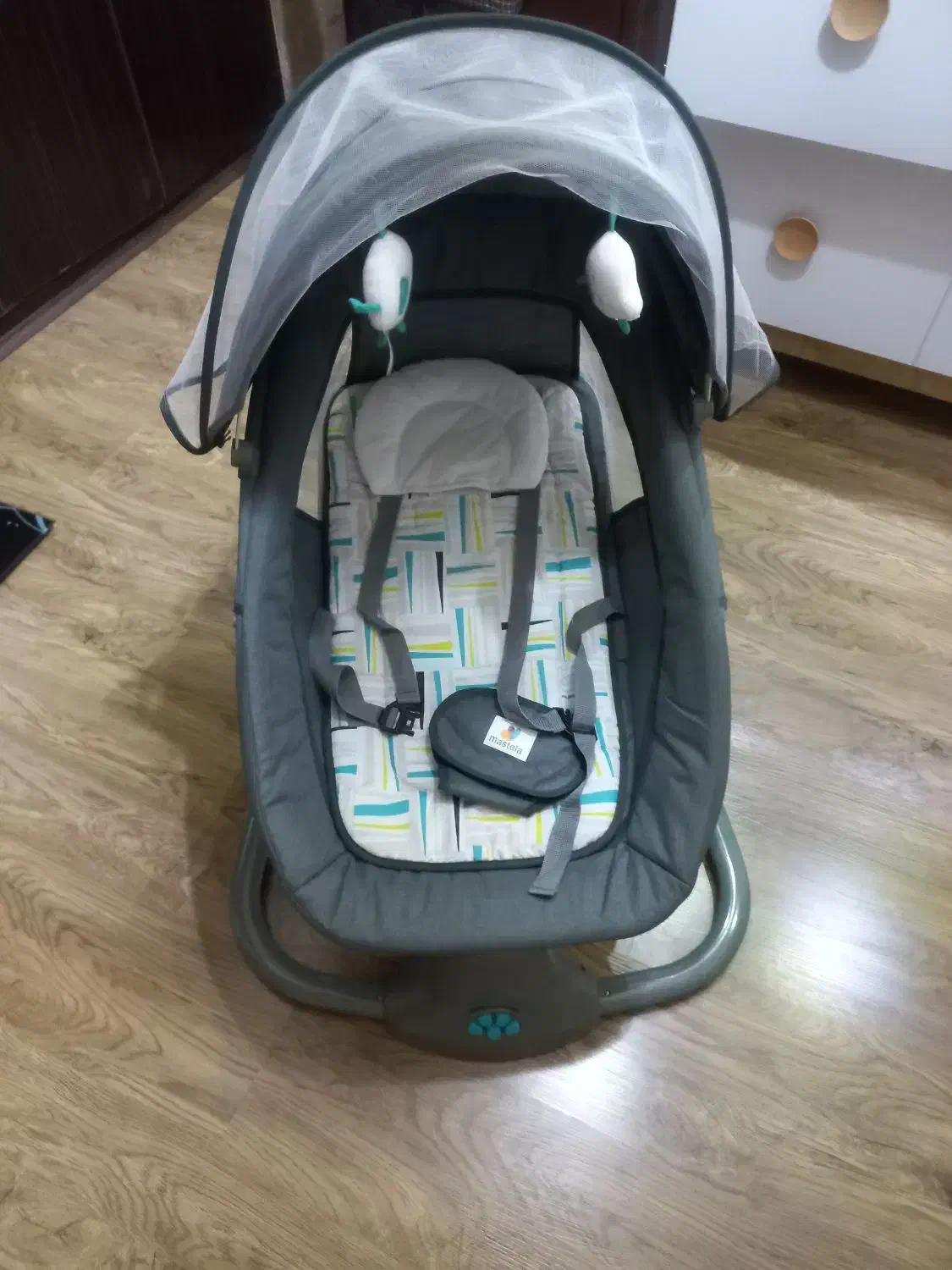 گهواره و تاب برقی سه کاره ماستلا|کالسکه و لوازم جانبی|ملایر, |دیوار