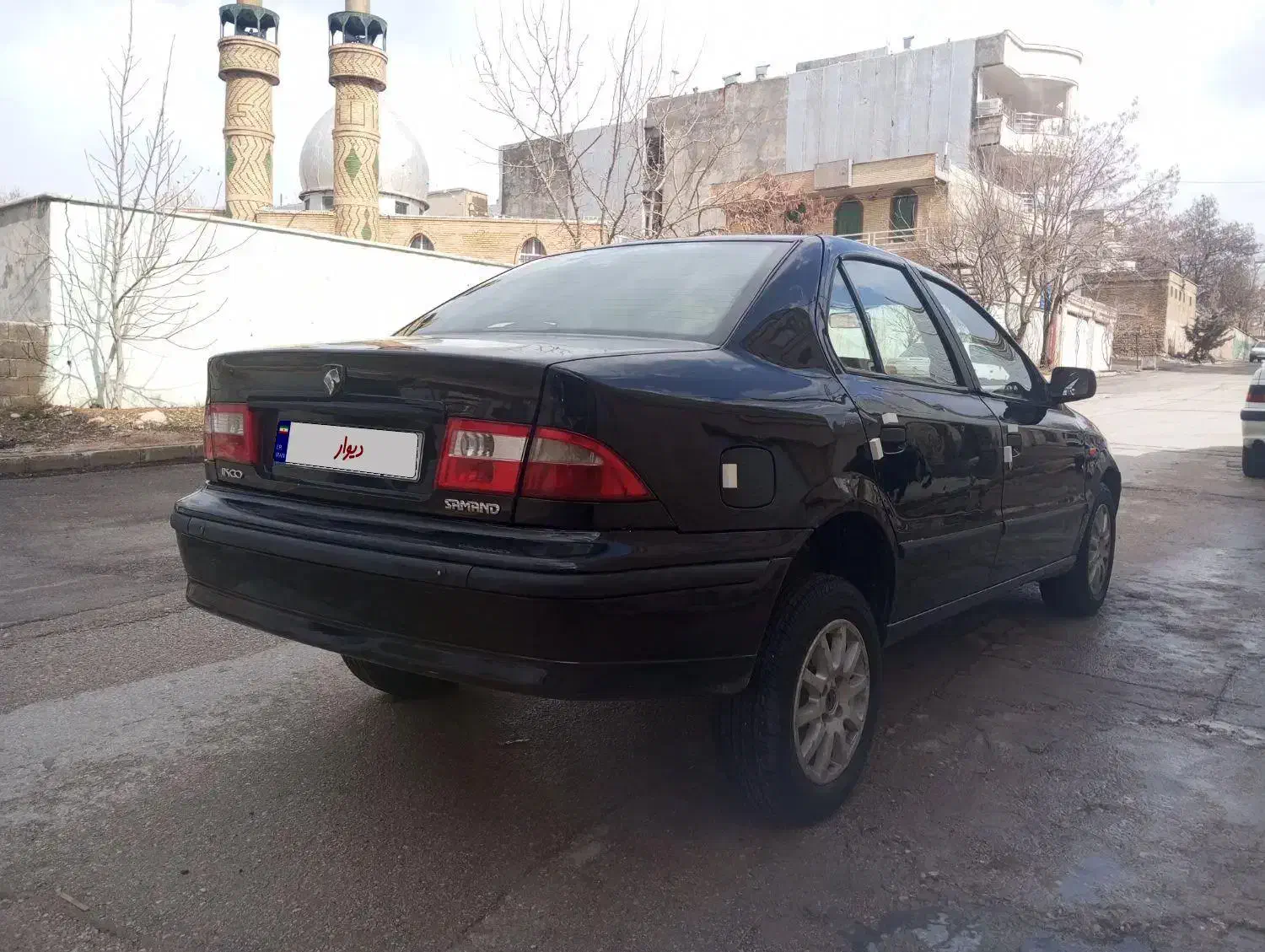 سمند مدل 89 مشکی|خودرو سواری و وانت|یاسوج, |دیوار