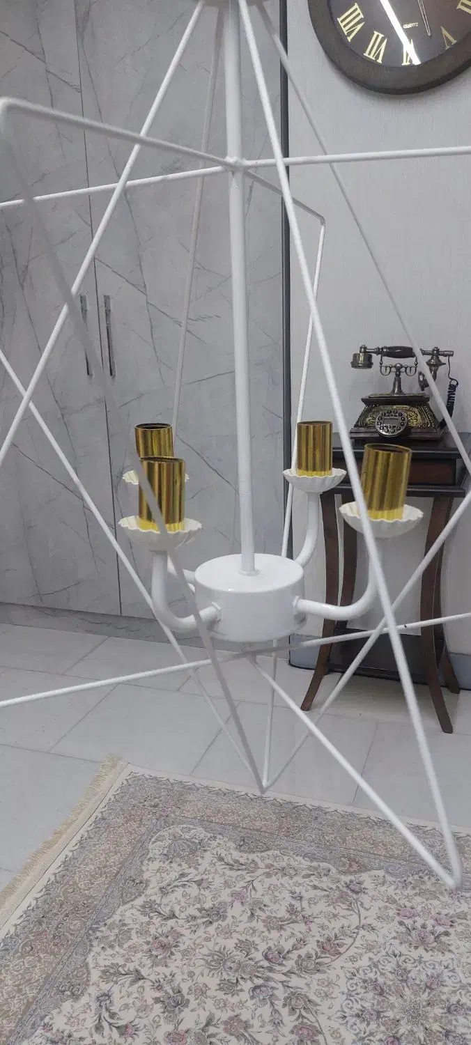 لوستر 4شعله|لوستر و چراغ آویز|کرج, شهرک بنفشه|دیوار