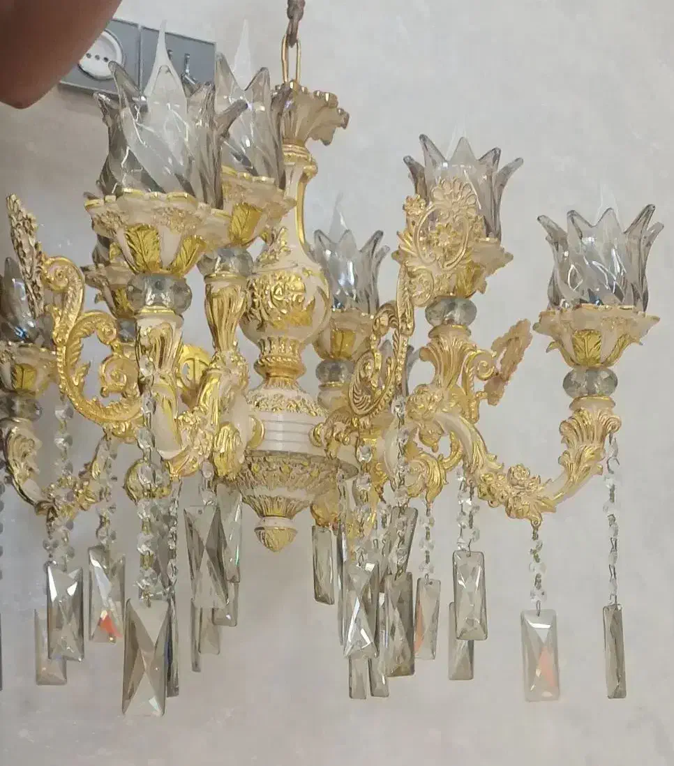 لوستر|لوستر و چراغ آویز|بوئین زهرا, |دیوار