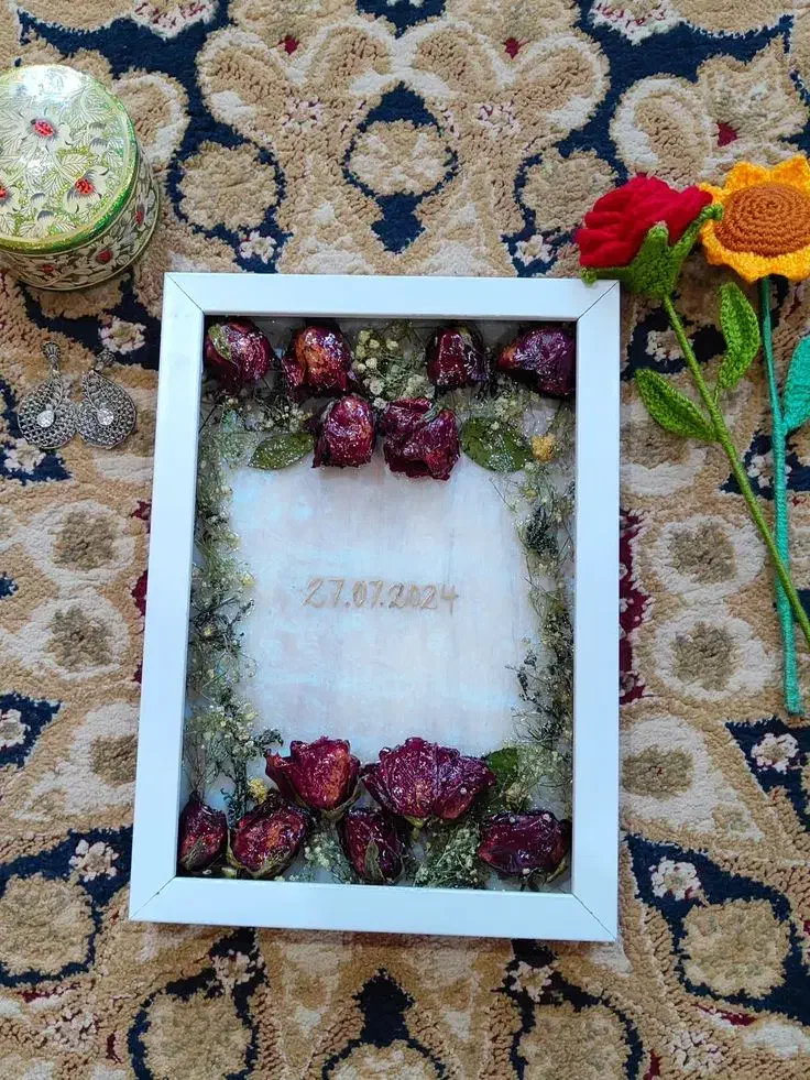 ساخت پلاک عکس و مو جاودانه . گل . تابلو|صنایع دستی و سایر لوازم تزئینی|اندیشه, اندیشه فاز ۴|دیوار