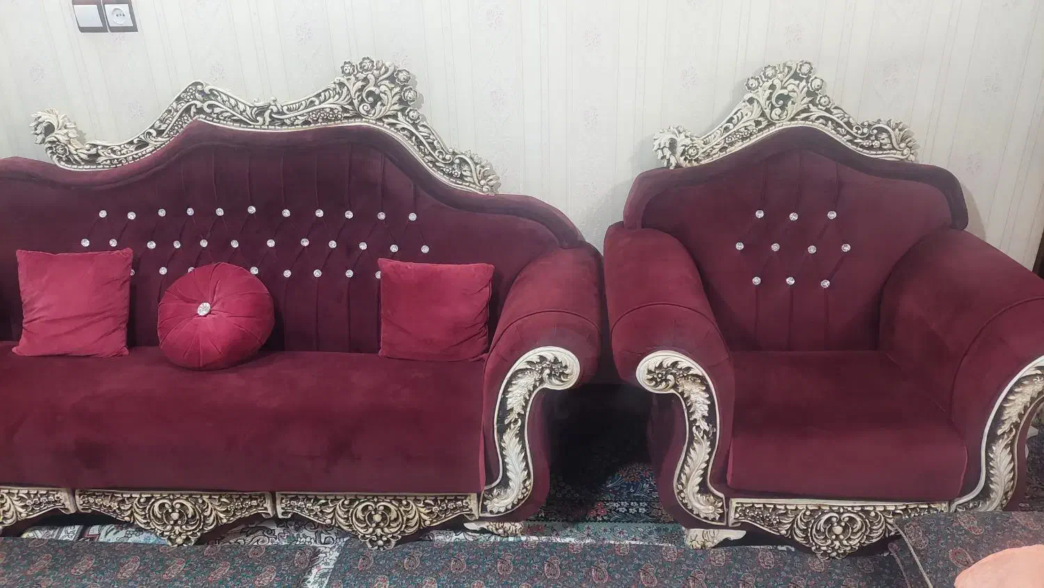 مبل راحتی ۷ نفره|مبلمان خانگی و میز عسلی|ماهان, |دیوار
