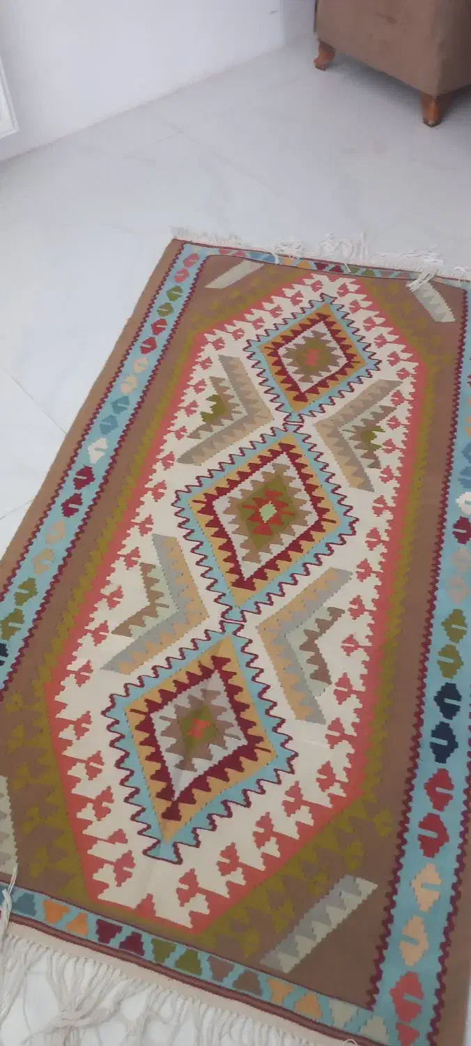 گلیم دست بافت|گلیم، جاجیم، گبه|سبزوار, کوی بهار|دیوار