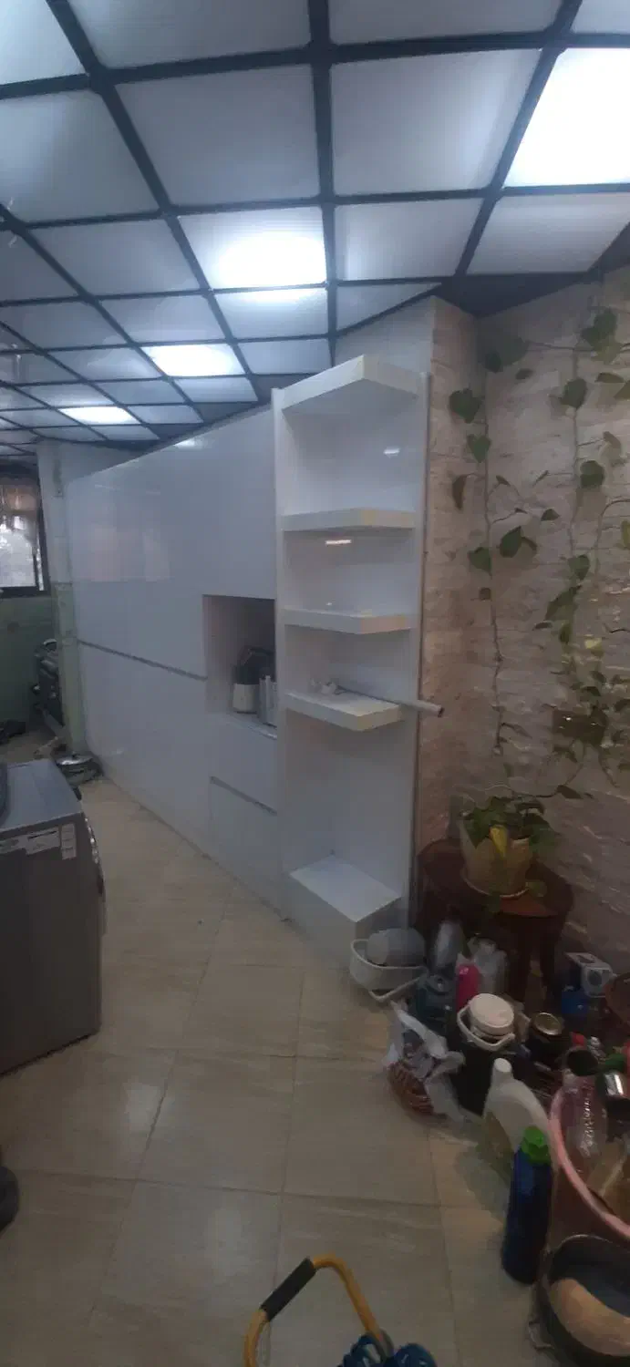 کابینت هایگلاس با صفحه 5 سانتی|مصالح و تجهیزات ساختمان|زیباشهر, |دیوار