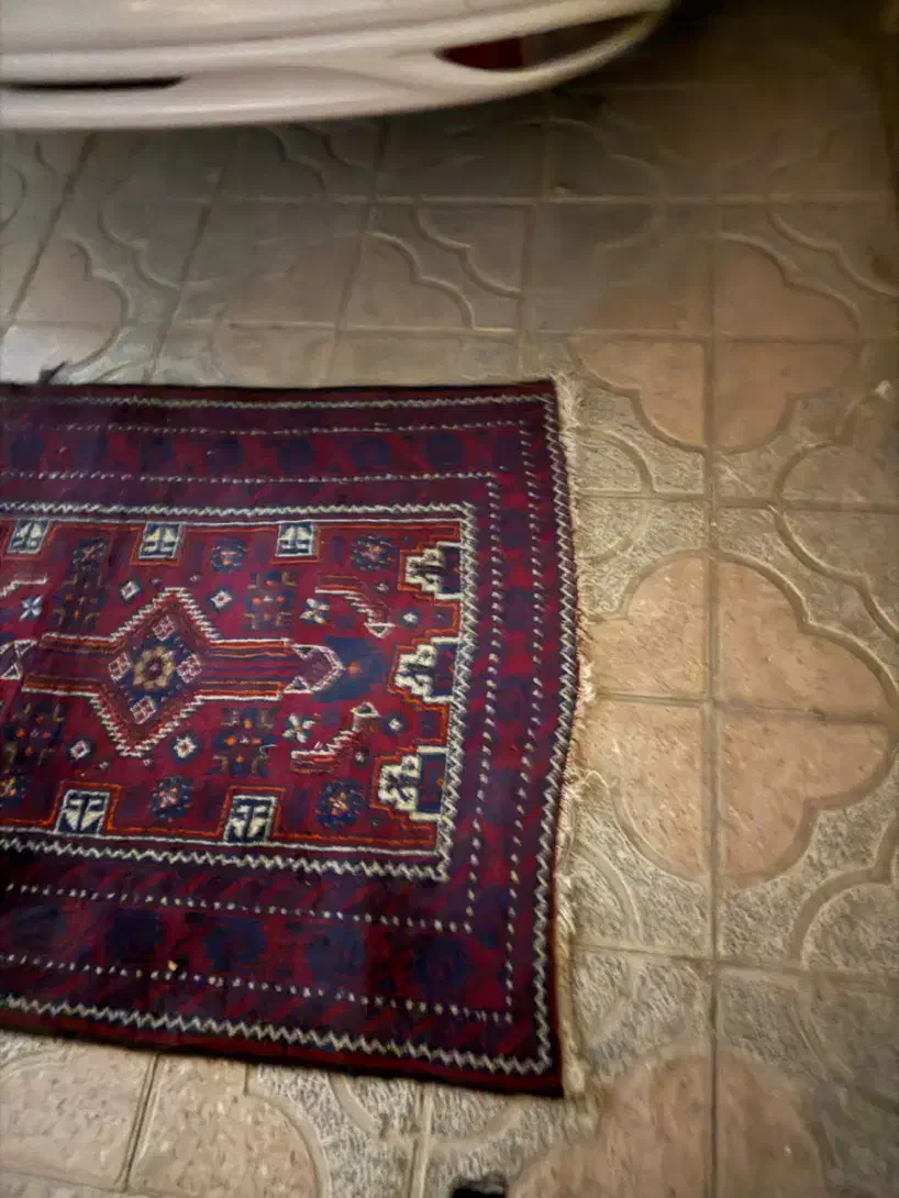 کناره فرش دستبافت قدیمی|فرش|اصفهان, قائمیه|دیوار