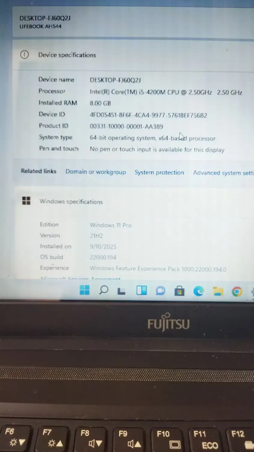 لپ‌تاپ فوجیتسو لایف بوک AH544|رایانه همراه|بیجار, |دیوار