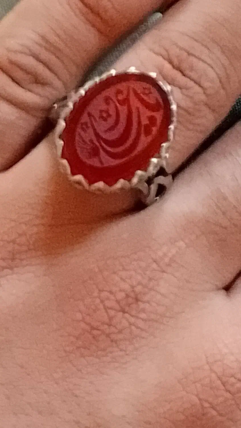 انگشتر عقیق حکاکی اصل|جواهرات|ارومیه, |دیوار