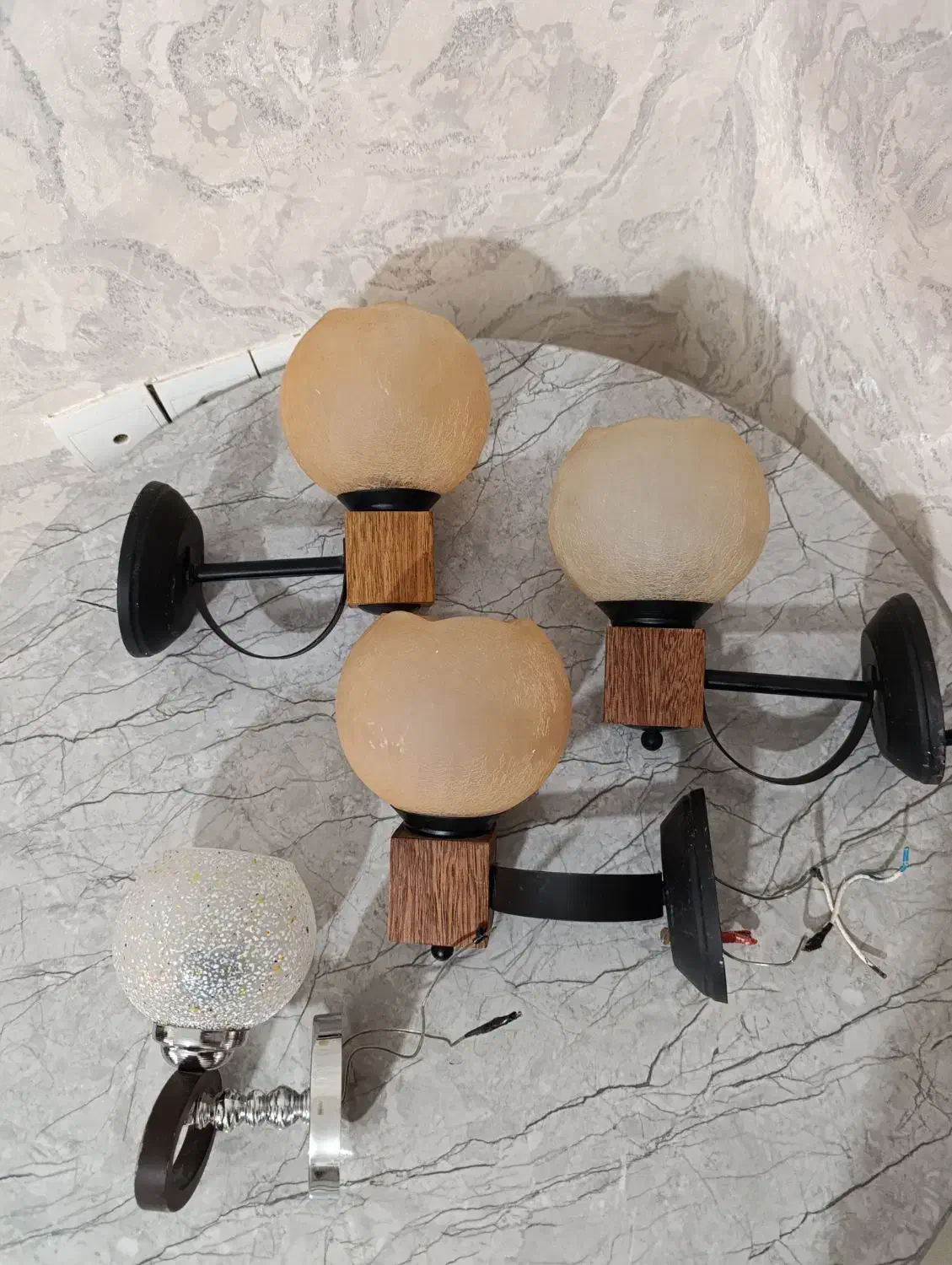 چهارعددحباب شبخواب|چراغ خواب و آباژور|کرمانشاه, |دیوار