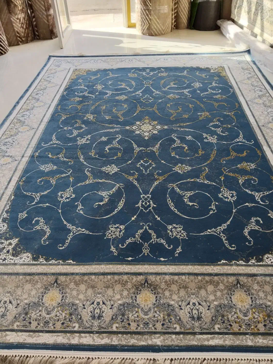 ۲عدد فرش ۱۲متری 1200شانه|فرش|پارس‌آباد, |دیوار