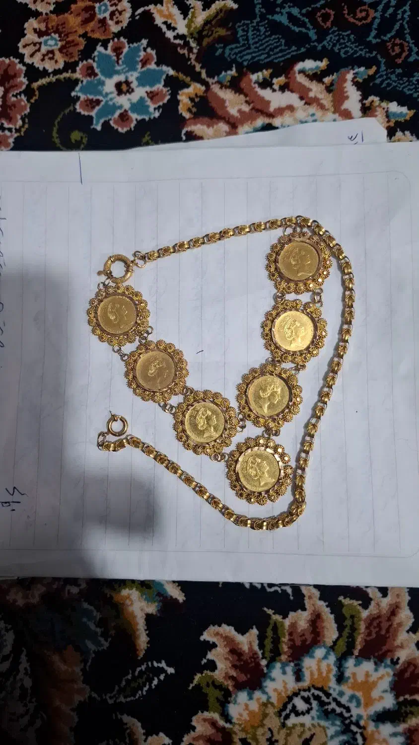 گردنبند الیزابت سکه ای|جواهرات|نورآباد, |دیوار