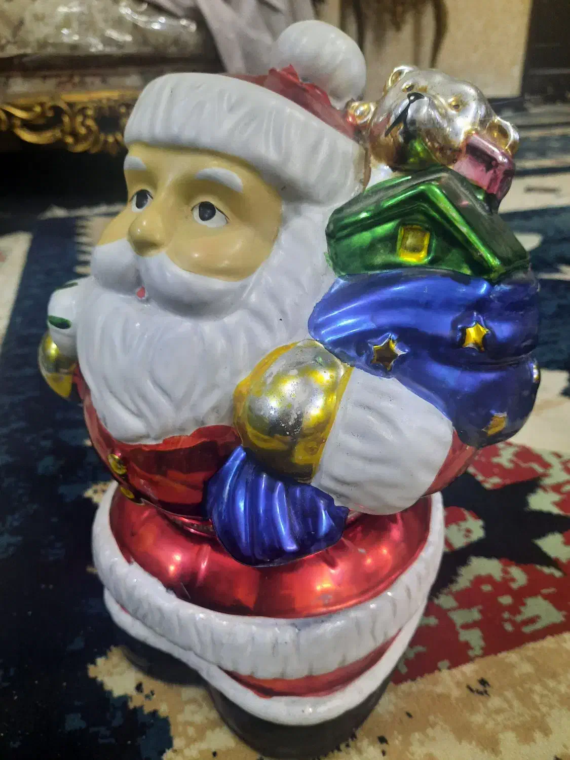 بابانوئل موزیکال ۳۵سانت ارتفاع جنس چینی خارجی|مجسمه، تندیس، ماکت|اهواز, کوی مهدیس|دیوار