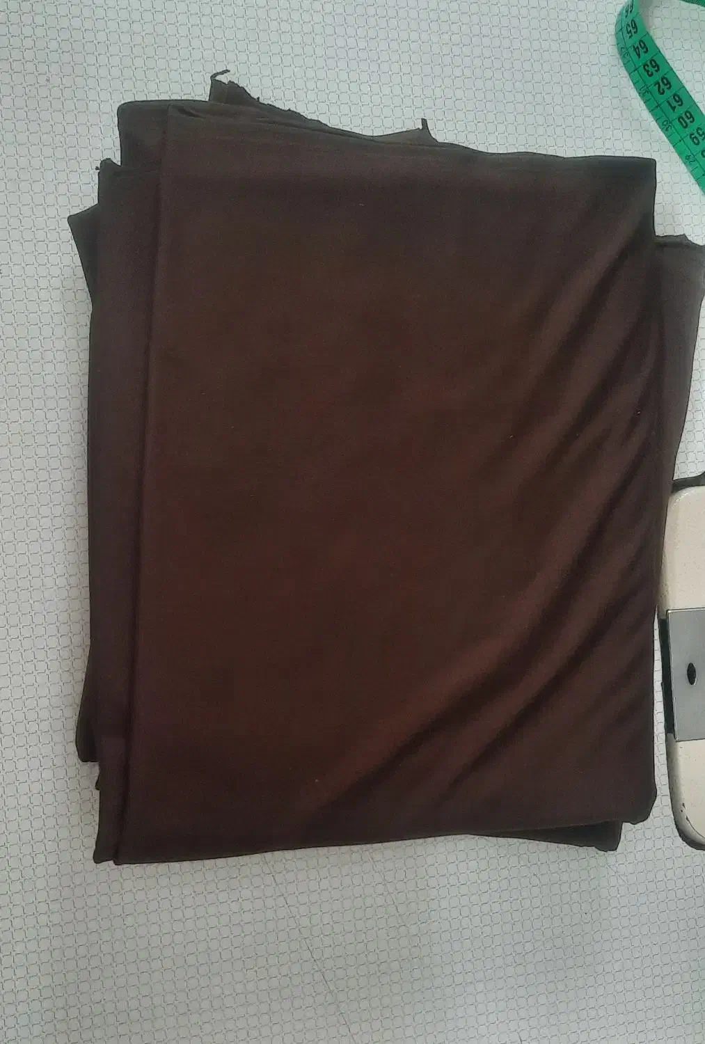 پارچه ریون قهوه‌ای|لوازم خیاطی و بافتنی|قم, سراجه (۱۵ خرداد)|دیوار