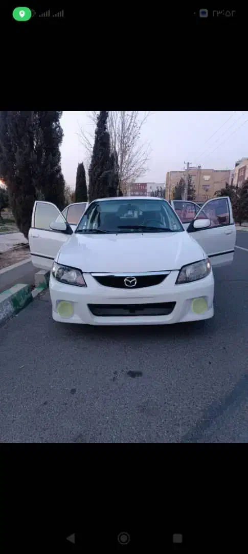 مزدا ۳۲۳ سفید|خودرو سواری و وانت|فردیس, قریشی|دیوار
