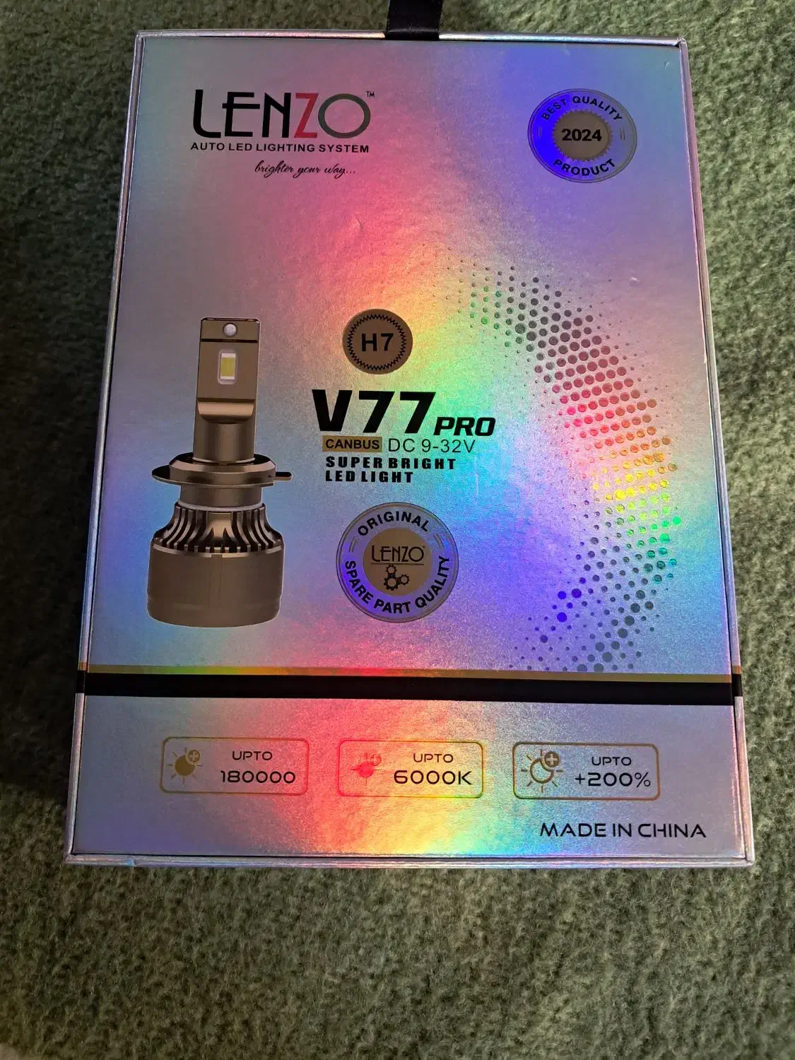 لامپ  هد لایت چراغ جلو نور پاین  v77pro|قطعات یدکی و لوازم جانبی|کرج, مصباح|دیوار