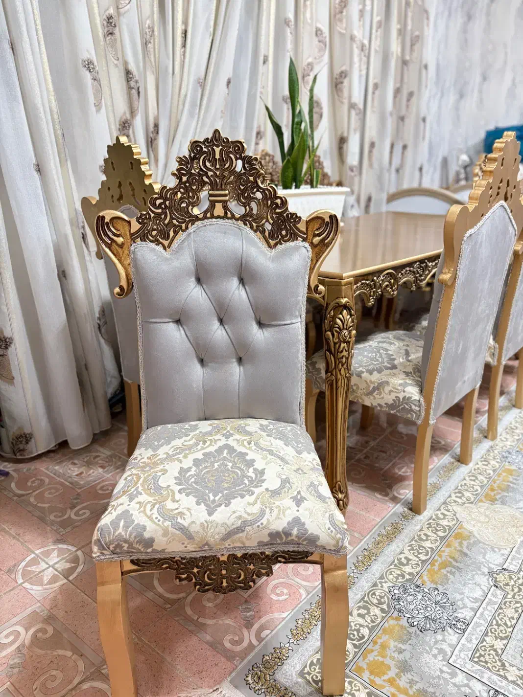 میز ناهارخوری ۶ نفره نو و تمیز|میز و صندلی غذاخوری|شهرکرد, |دیوار