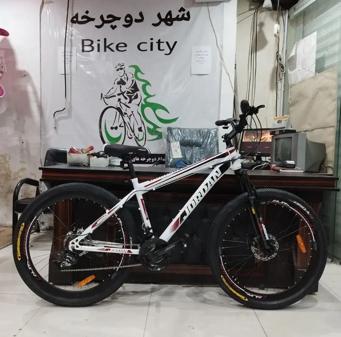 دوچرخه سایز 27.5 مارک جردن ۲۴ دنده،دیسکی تمام حرفه|دوچرخه، اسکیت، اسکوتر|ایلام, |دیوار