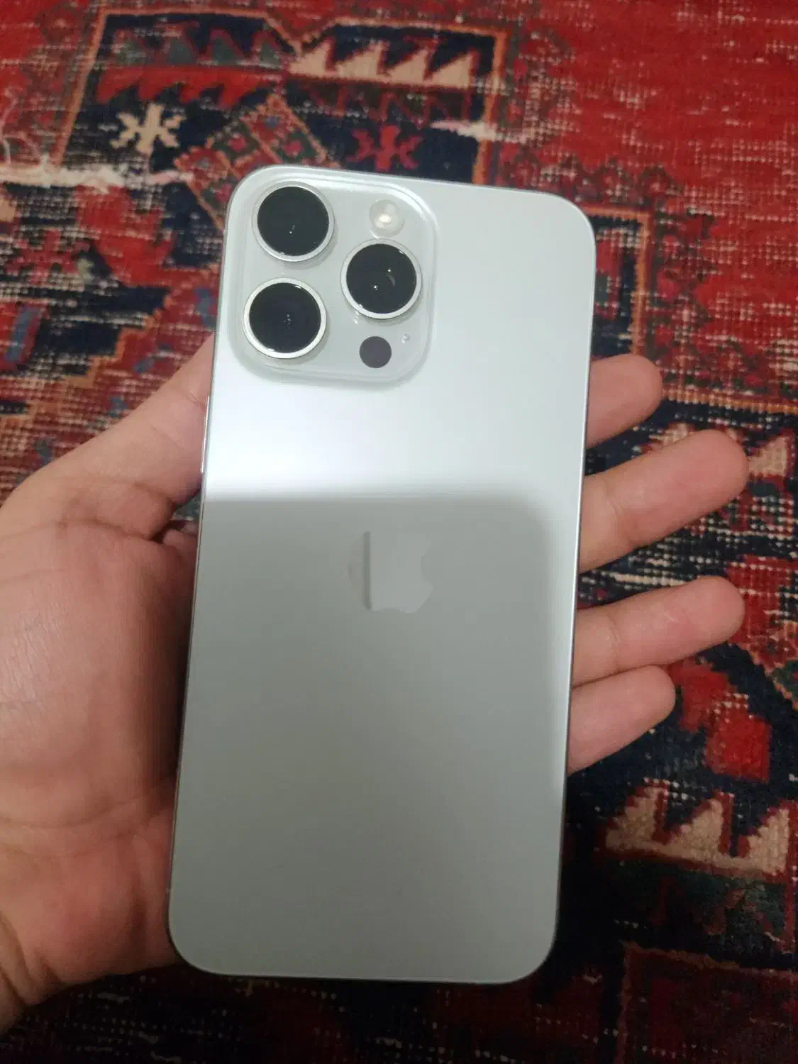 iphone 15 pro max silver 256 zaa|موبایل|کرمان, |دیوار