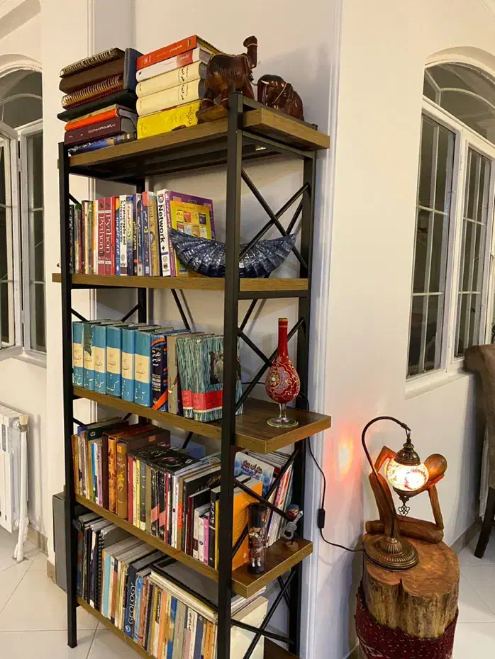 کتابخانه قفسه استند گل استند فلزی (فروشگاه قبادی)|کتابخانه، شلف، قفسههای دیواری|تهران, یافت آباد جنوبی|دیوار