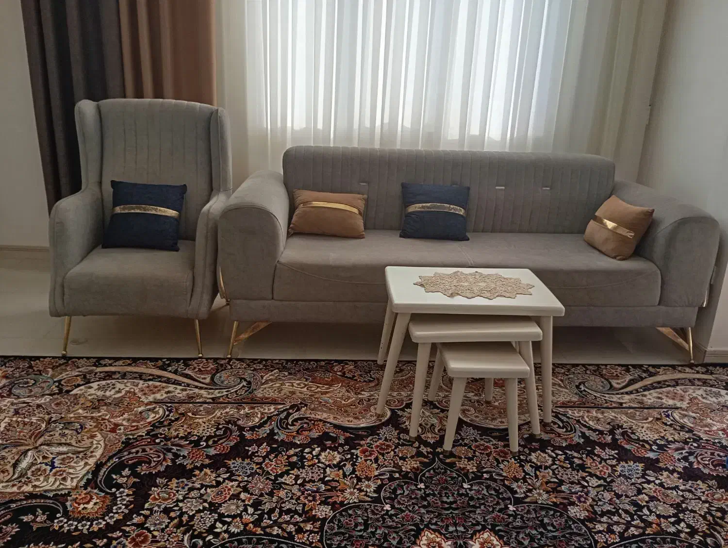 مبل هشت نفره فروشی|مبلمان خانگی و میز عسلی|تربت جام, شهرک آزادگان|دیوار