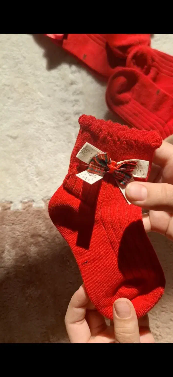 جوراب یلدایی و کریسمسی|کفش و لباس بچه|دامغان, |دیوار