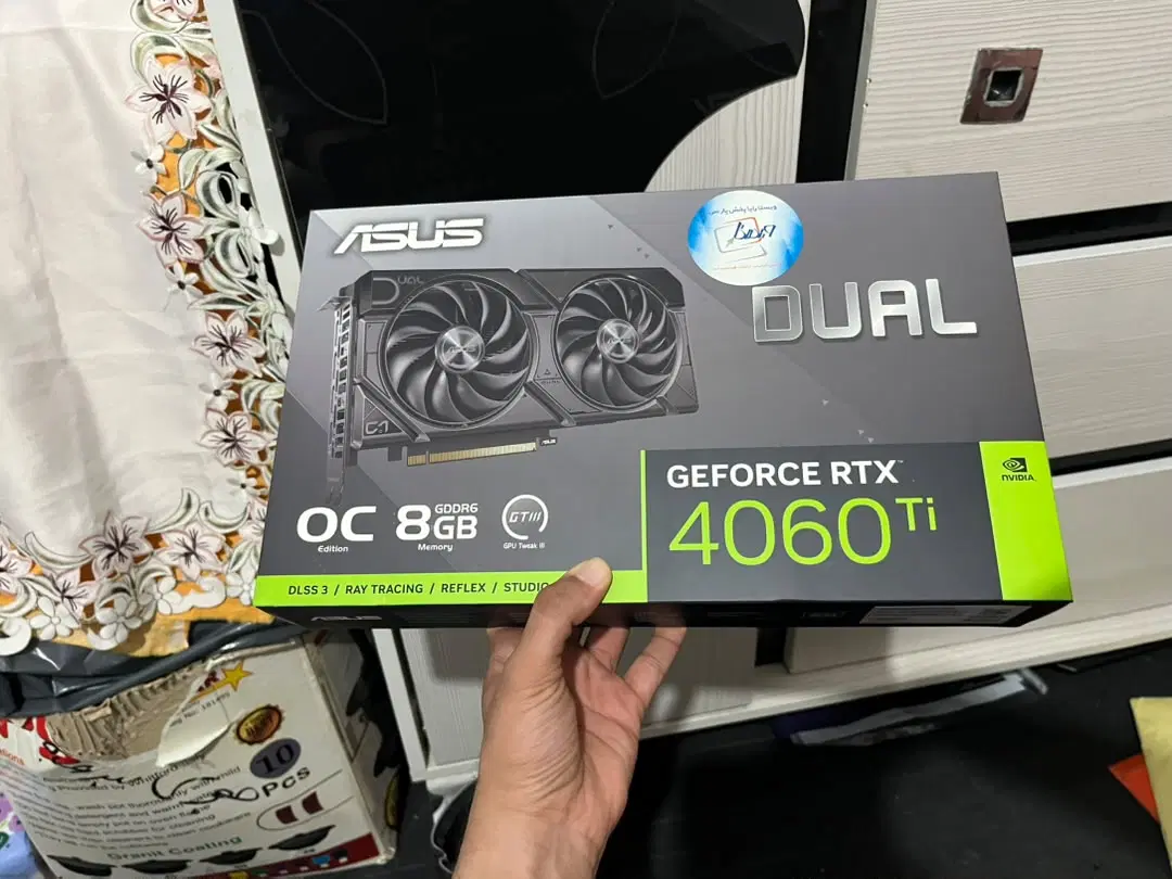 ASUS RTX 4060 dual Ti|قطعات و لوازم جانبی رایانه|بندرعباس, |دیوار