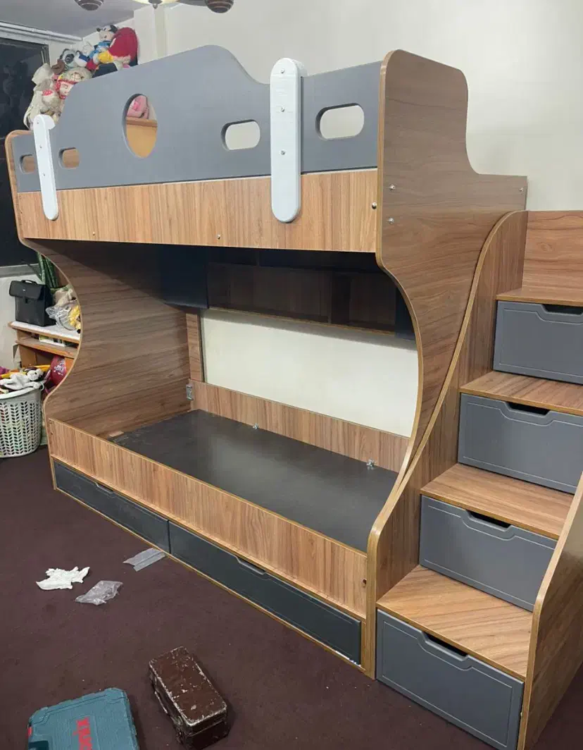 تخت دو طبقه آتریس|تخت و سرویس خواب|تهران, نعمت‌آباد|دیوار