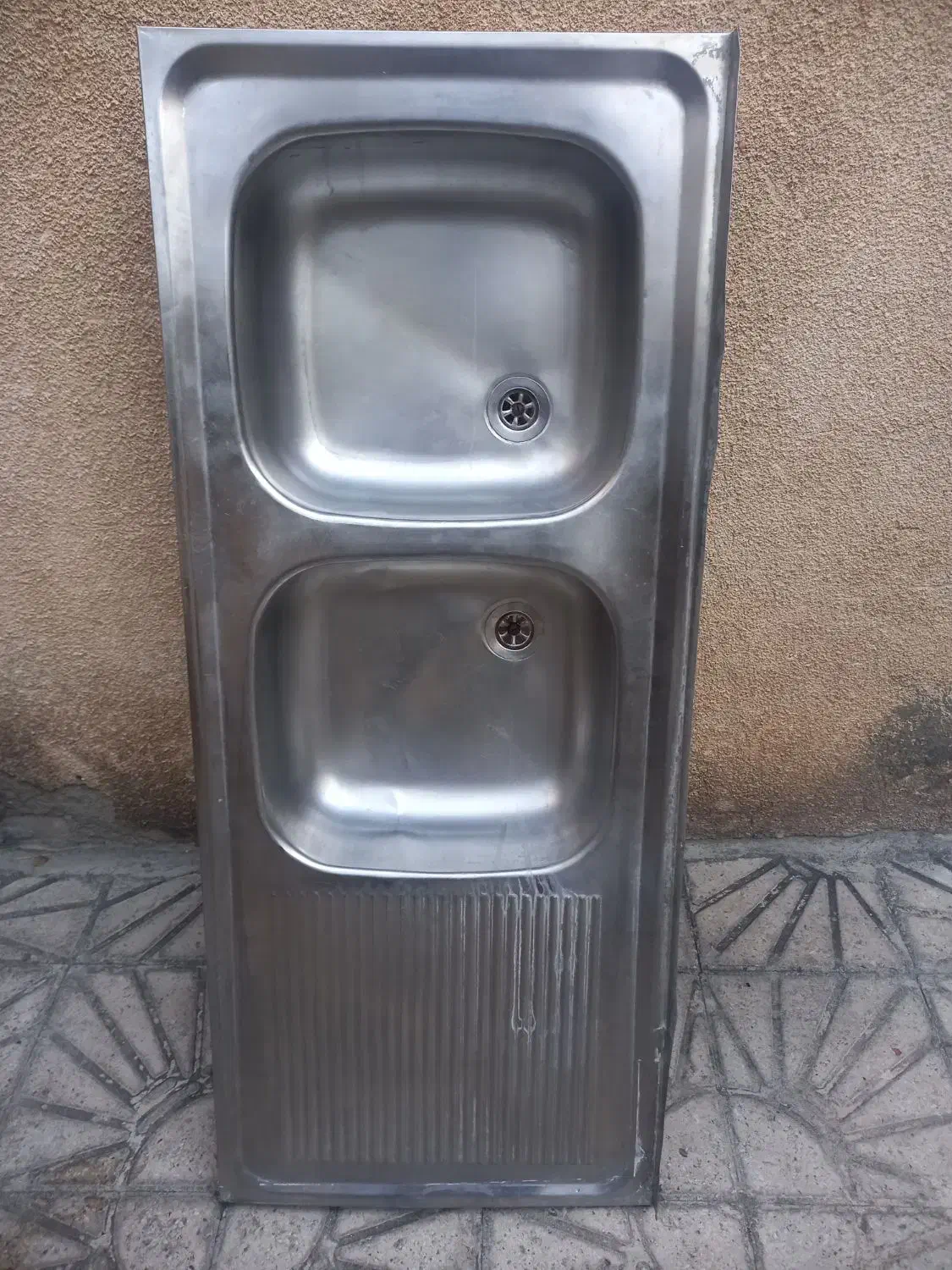 سینک ظرفشویی دوقلو.(هرسین)|مصالح و تجهیزات ساختمان|هرسین, |دیوار